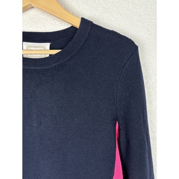 NWT Sail to Sable dark Navy and Pink Sweater Dress - Picture 5 of 16